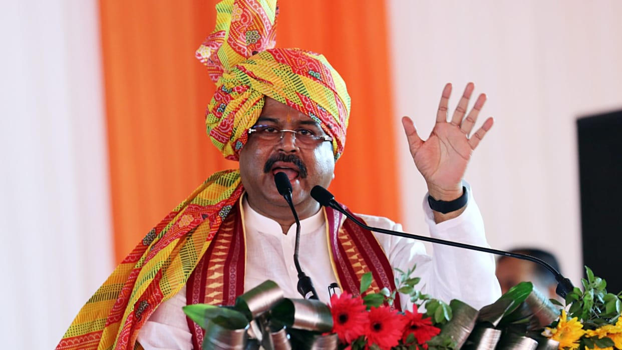 Union Education Minister Dharmendra Pradhan compared Mohan Charan Majhi to Lord Jagannath