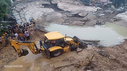 Overhead tank built under Ganga water project in Mathura collapsed