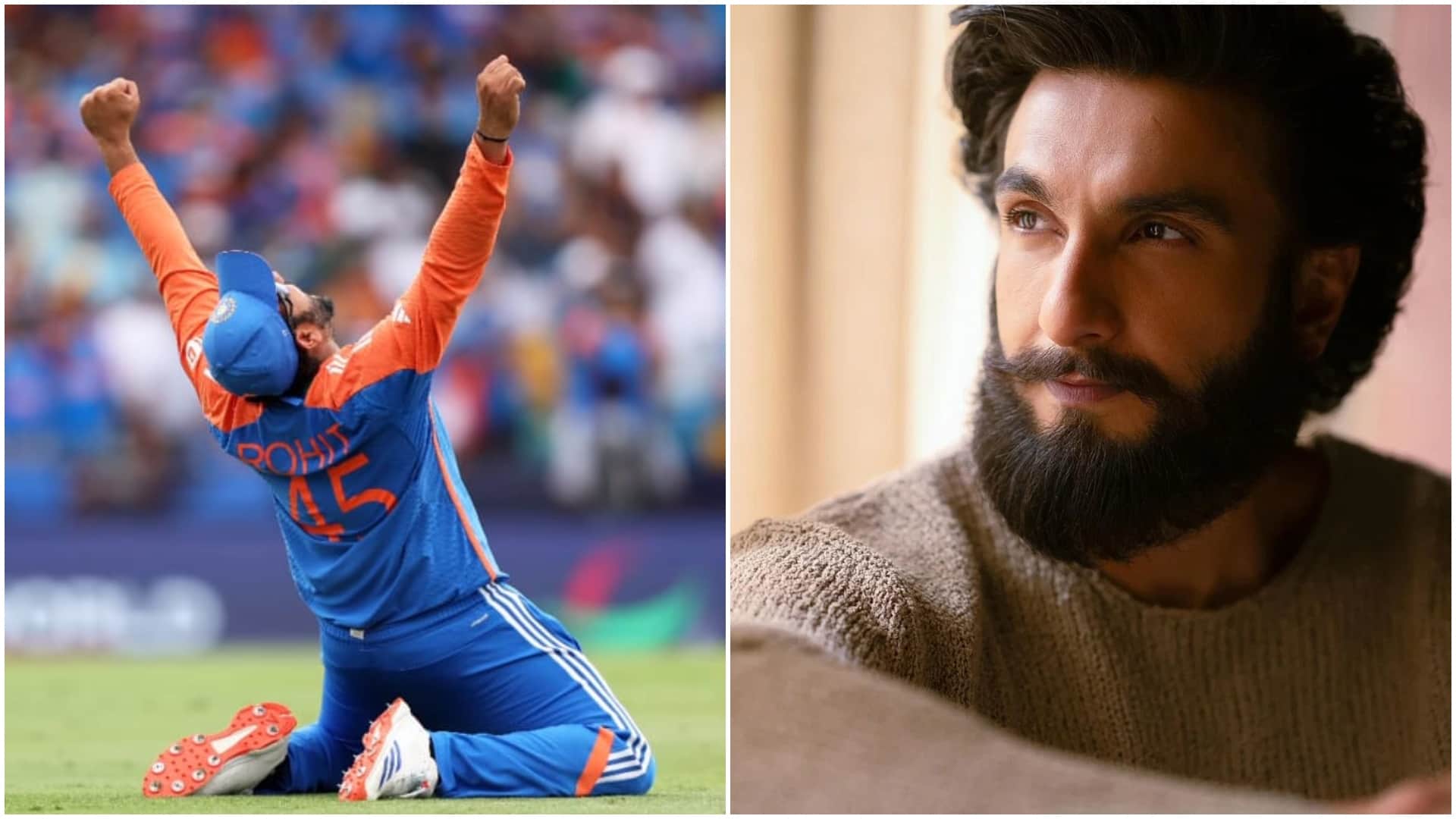 Singham Again Actor Ranveer Singh Reacts to Virat Kohli Announces Retirement from T20 International cricket