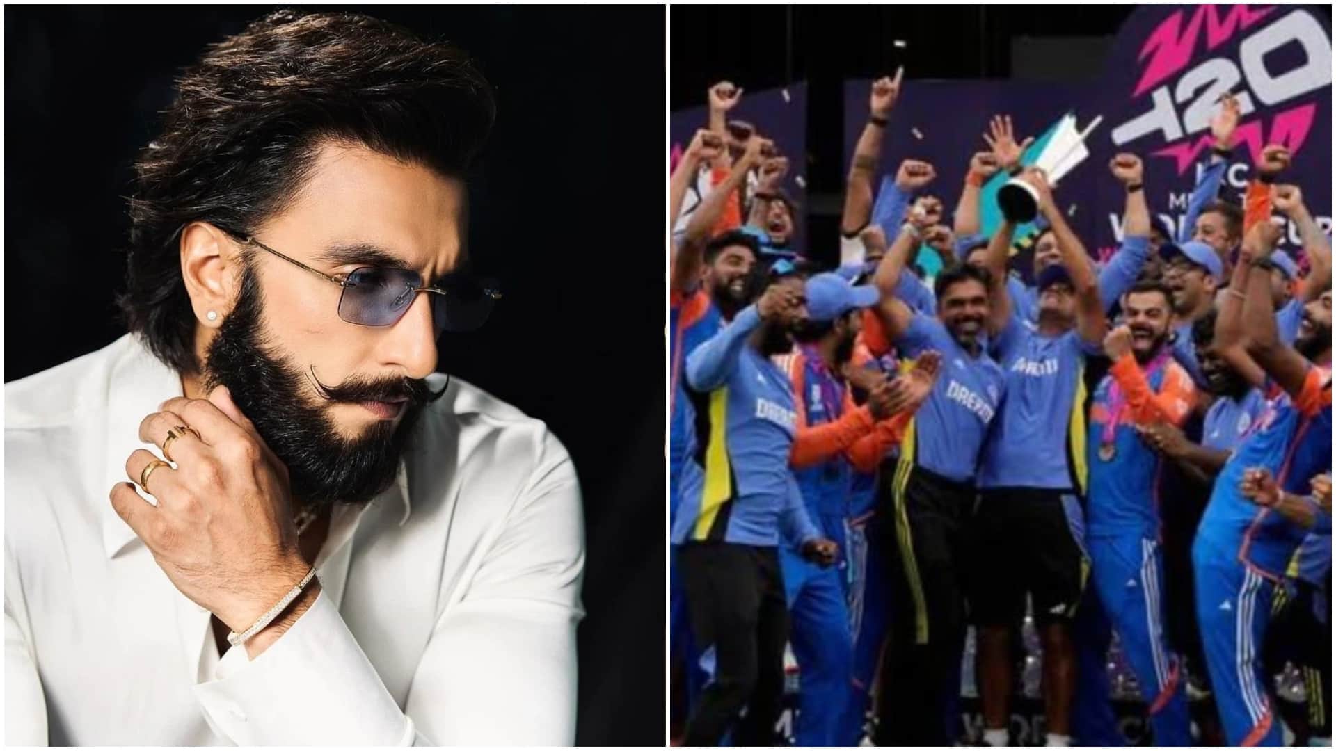 Singham Again Actor Ranveer Singh Reacts to Virat Kohli Announces Retirement from T20 International cricket