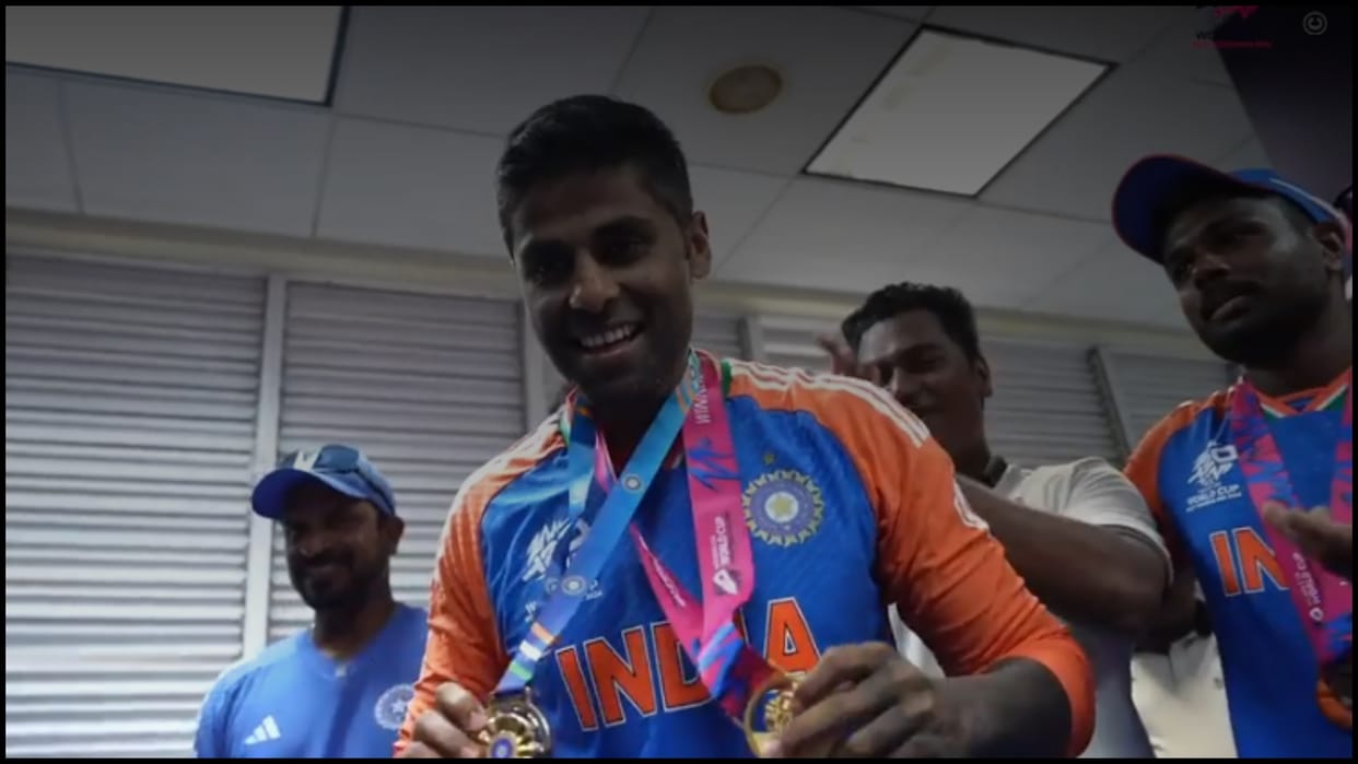 T20 World Cup 2024 jay shah gives best fielder of the match medal to suryakumar yadav