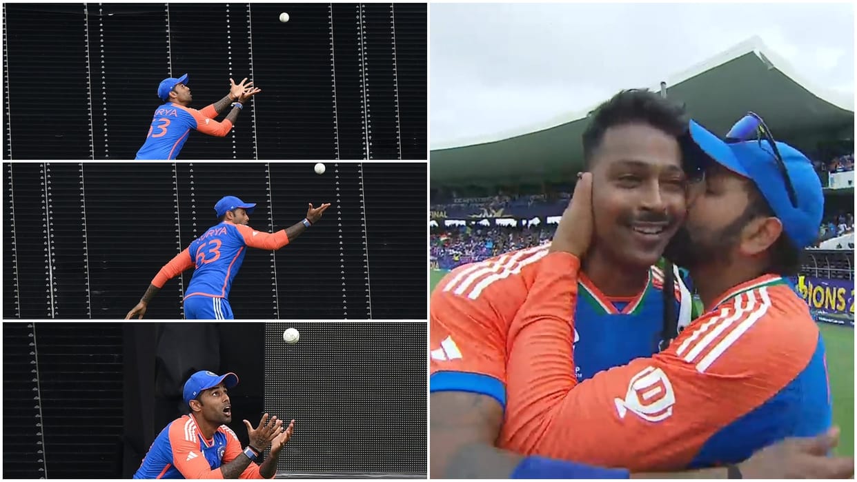 T20 World Cup: Suryakumar Yadav Miller changed match, Rohit kissed Hardik, moments of victory in Photos