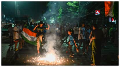 टीम इंडिया की जीत के बाद कोलकाता मे जश्न मनाया गया