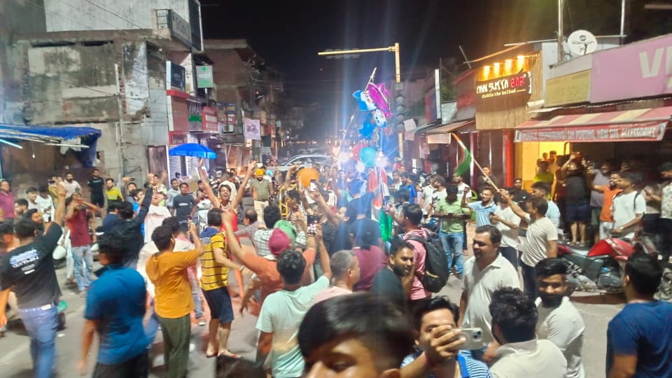 T20 World Cup Final 2024 India Win Fans Celebrations in Uttarakhand Fireworks in sky Photos