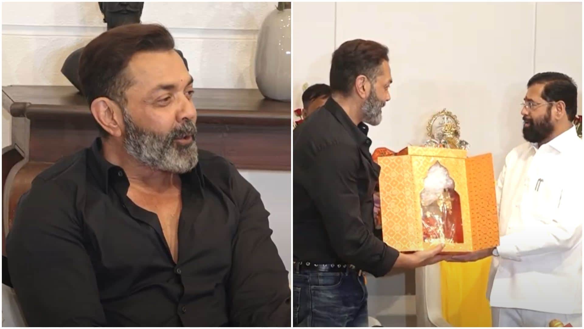 Dharamveer 2 Poster Launch Bobby Deol CM Eknath Shinde Ashok Saraf Sachin Pilgaonkar