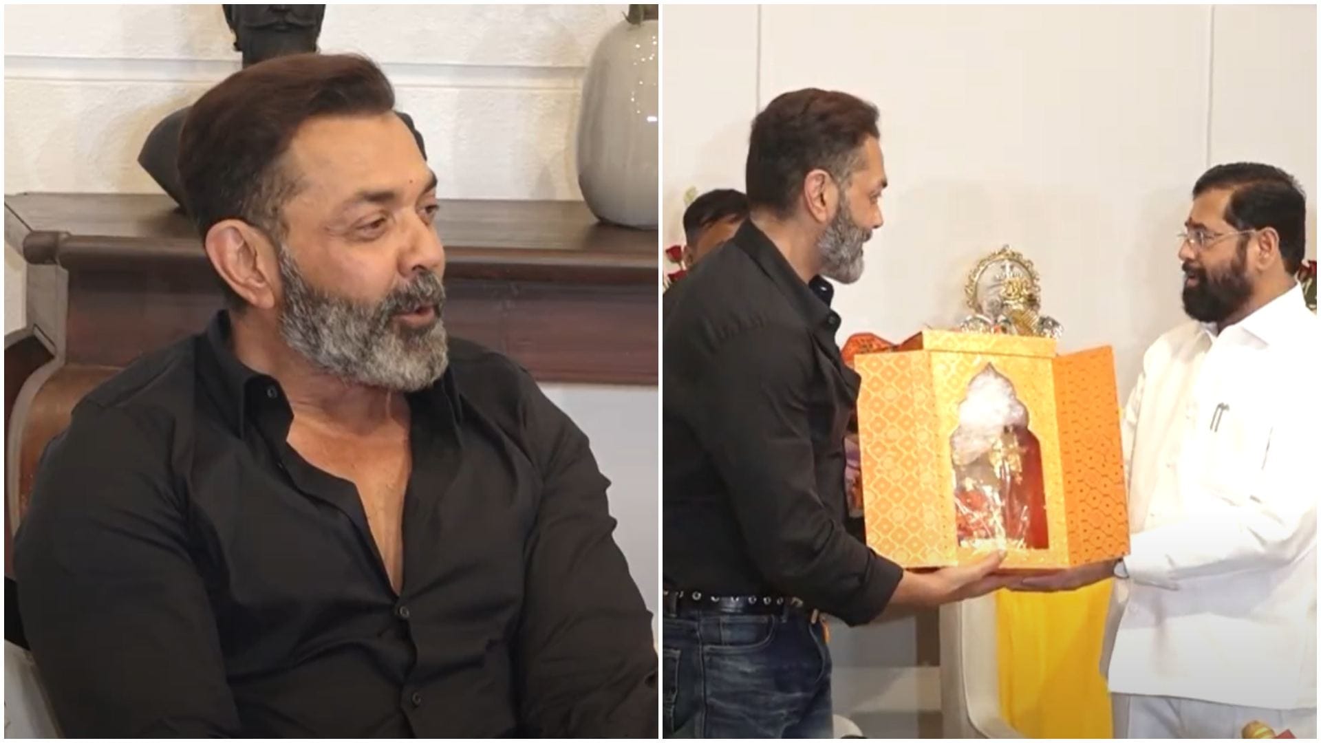 Dharamveer 2 Poster Launch Bobby Deol CM Eknath Shinde Ashok Saraf Sachin Pilgaonkar