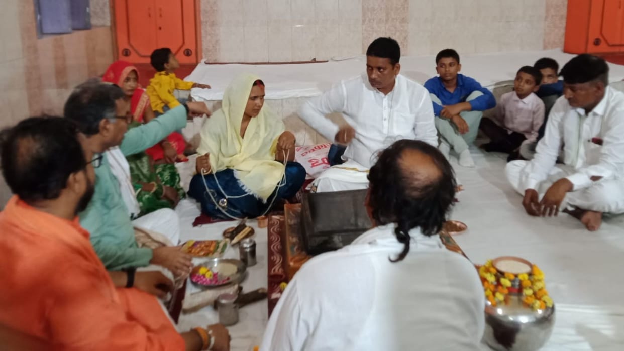Muslim family embraced Sanatan Dharma and Homecoming said culture influences them