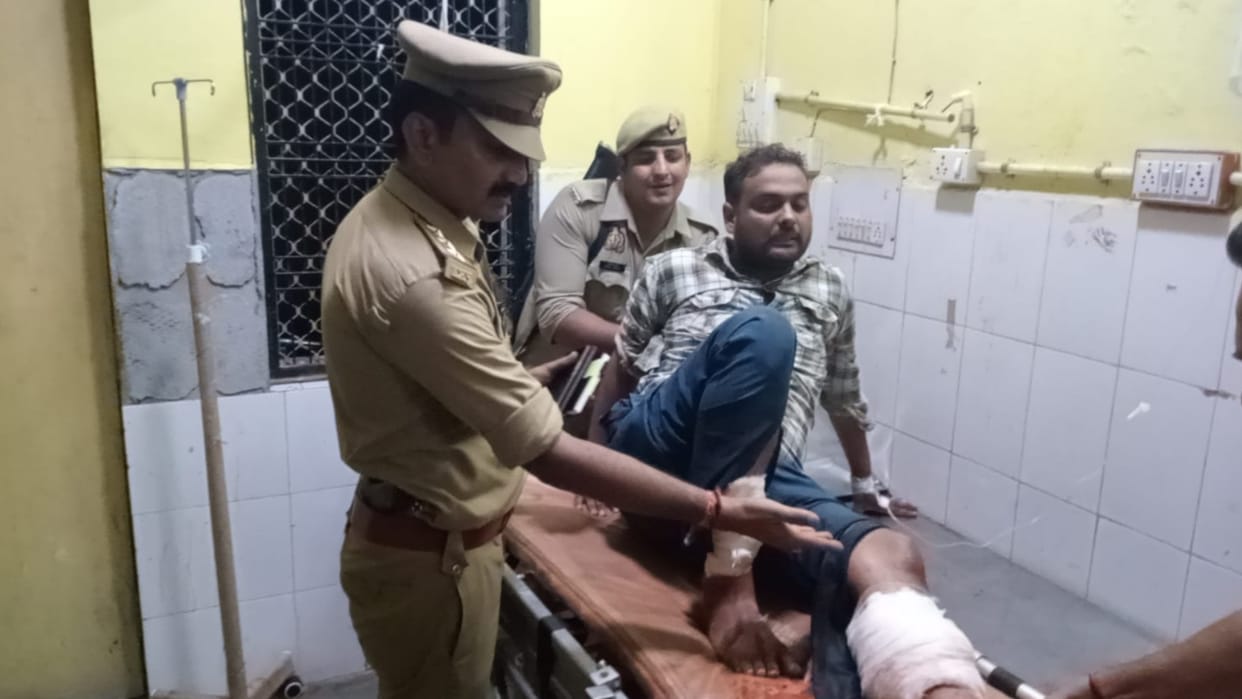 Encounter: The miscreant who spread terror by shooting the couple arrested, injured by bullet