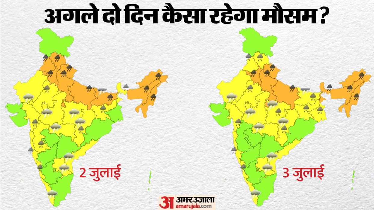 Weather Update Imd Predict Heavy Rain for Upcoming Days Orange Alert Issued News in Hindi