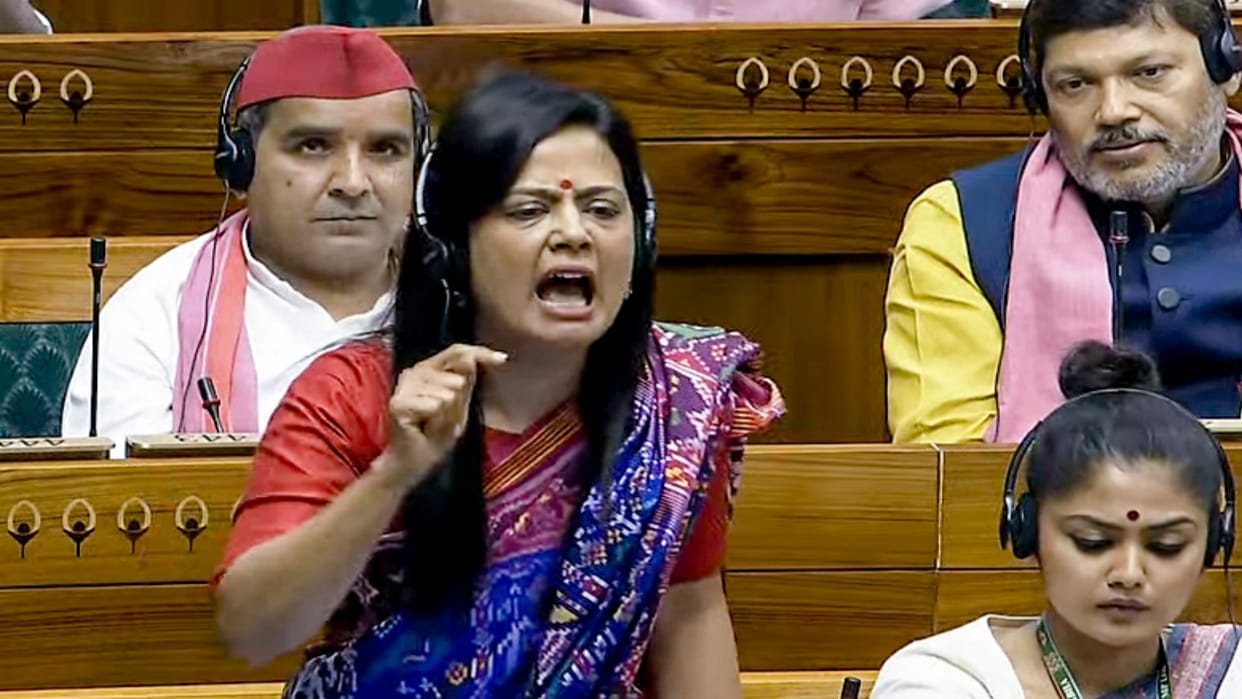 Lok Sabha:  TMC MP Mahua Moitra attack on BJP led Government