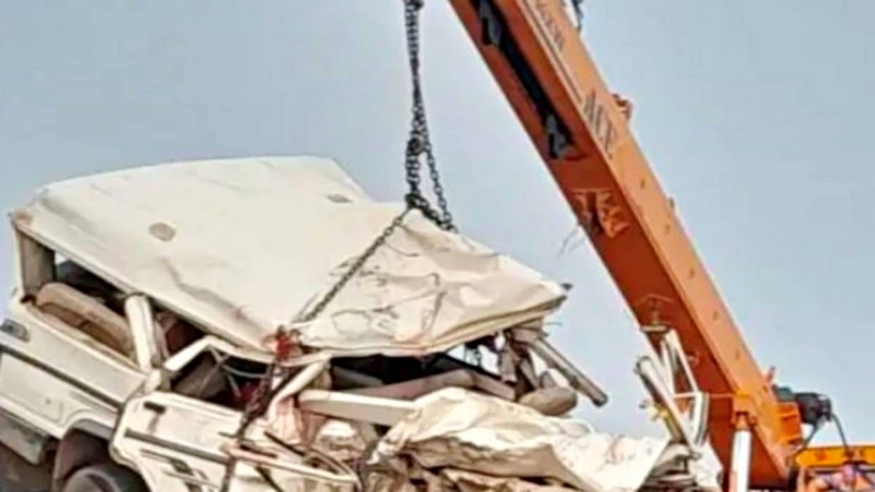 Rajasthan Road Accident Car and truck collide nine people die seven people residents of Sheopur in MP