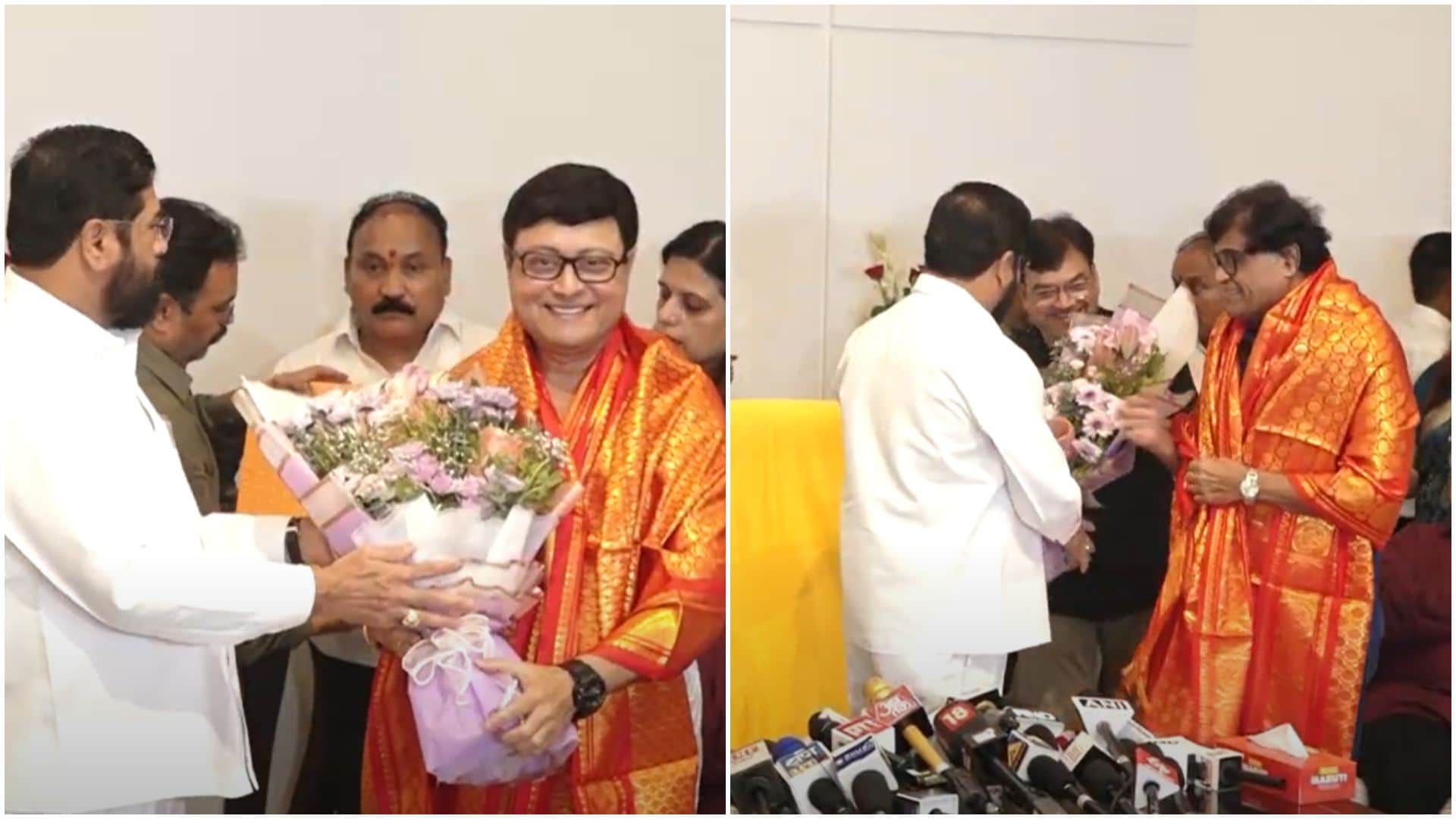 Dharamveer 2 Poster Launch Bobby Deol CM Eknath Shinde Ashok Saraf Sachin Pilgaonkar