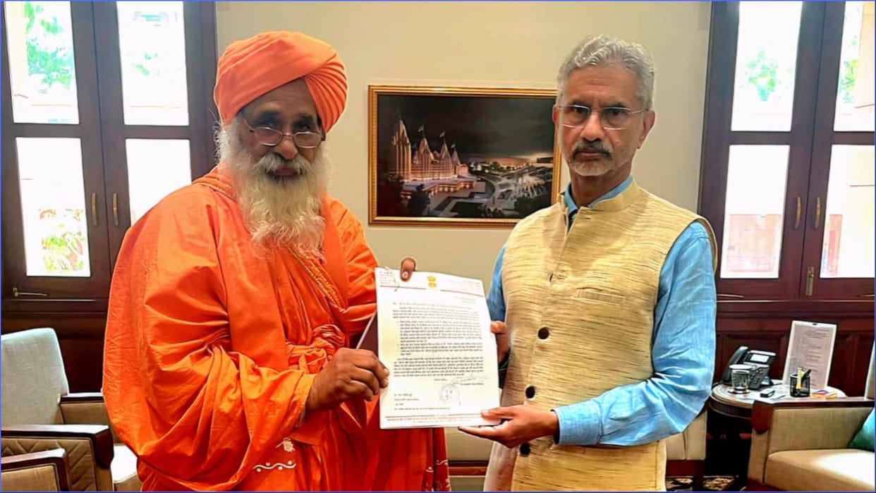 Punjab: Sant Seechewal met Foreign Minister Jaishankar