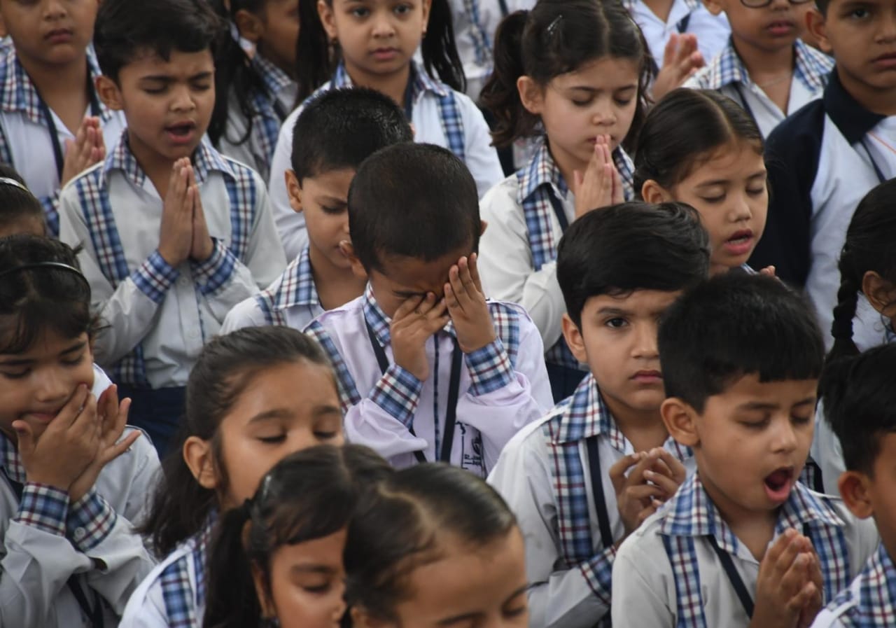 UP: First day of school, children arrived.