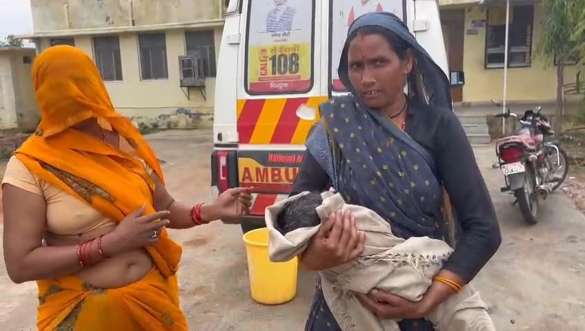 The picture of poor health system came to light in Shivpuri