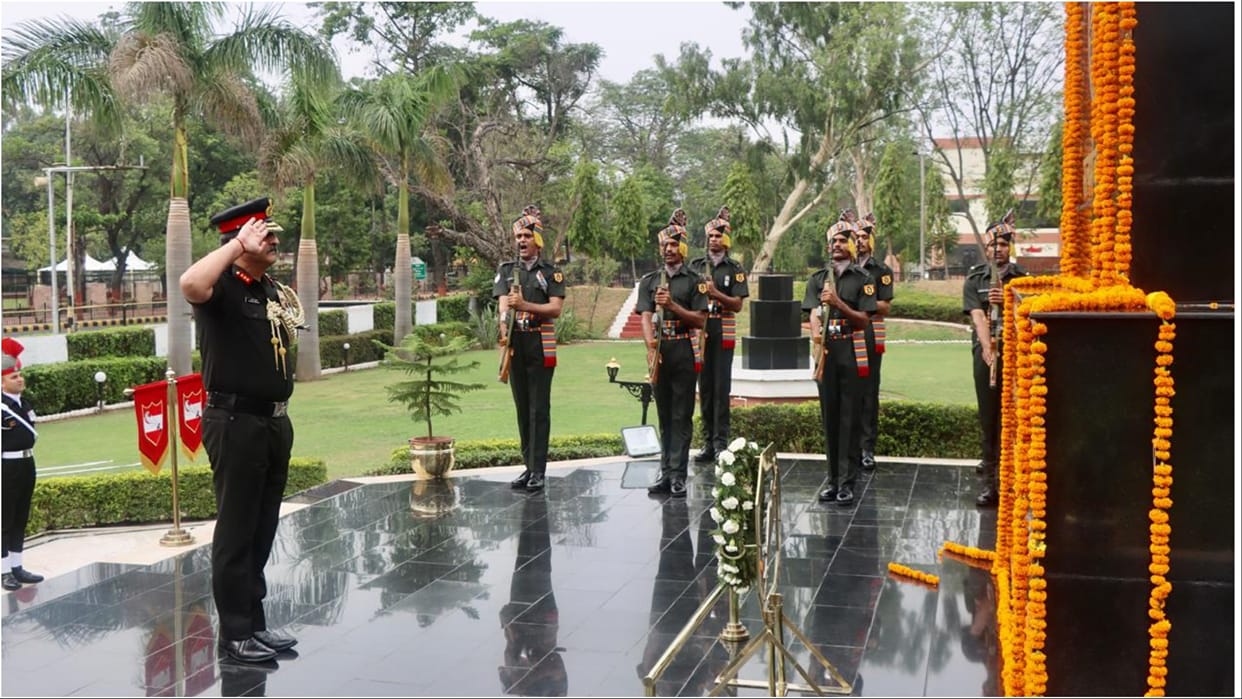 Lieutenant General Rajesh Pushkar becomes the new GOC of Kharga Corps