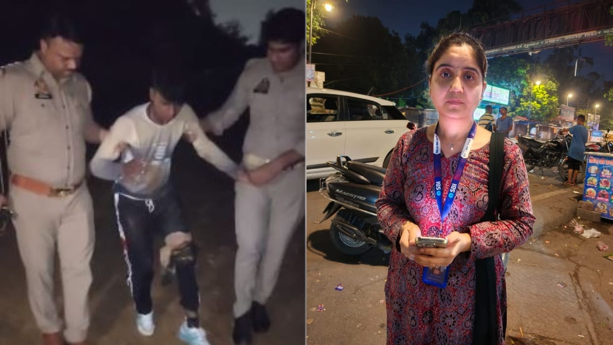 robber arrested in encounter who looted the purse of the bank manager in bareilly