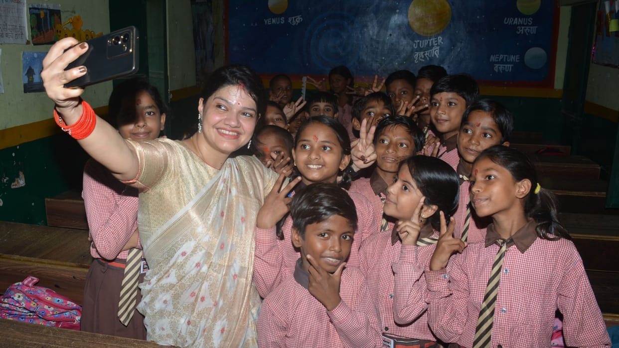 School Open: Basic schools were buzzing, children were welcomed, studies were done along with sports