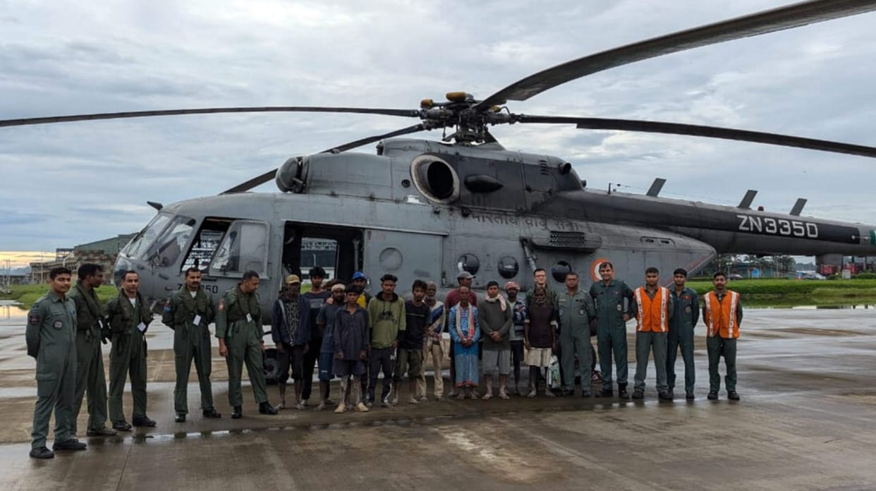 Assam Flood News updates: Over 11.34 lakh hit by floods and IAF rescues 13 fishermen