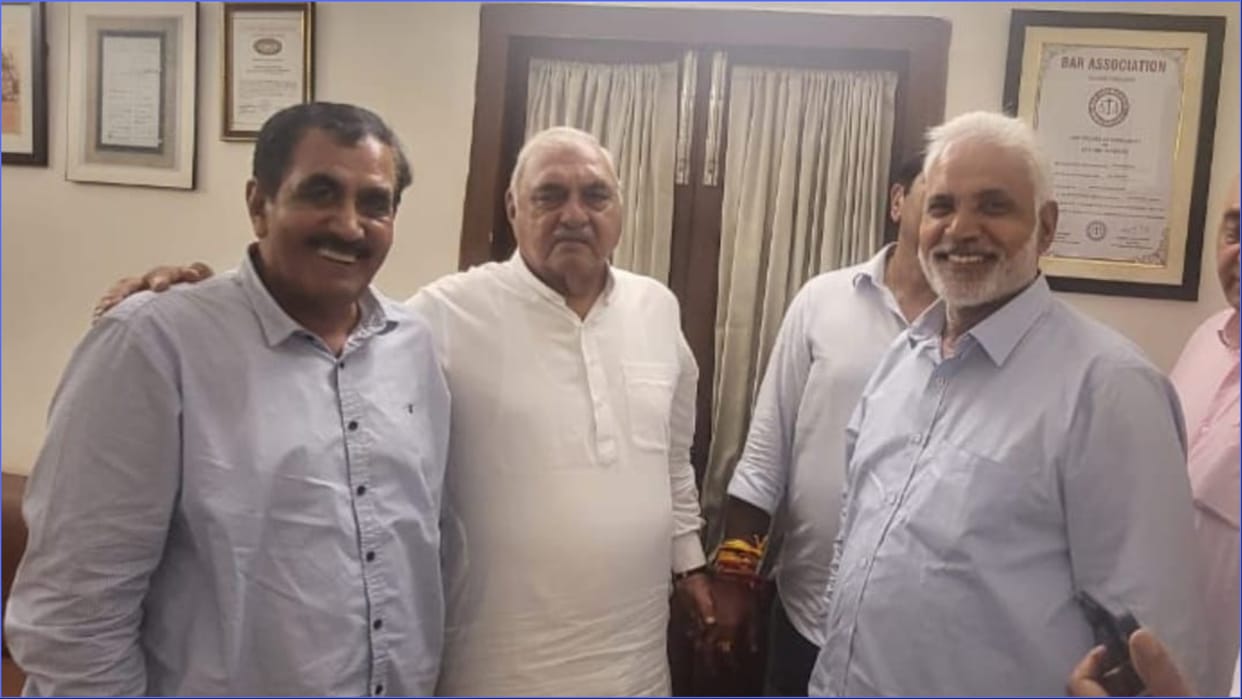 INLD leader Dr Rajpal Rod joins congress in presence of Bhupender Hooda