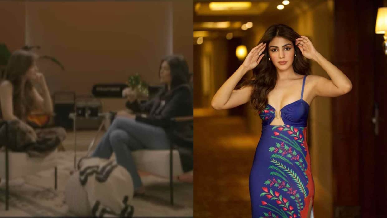 Chapter 2 Promo rhea chakraborty start her postcast call hersleft bigger gold digger than sushmita sen