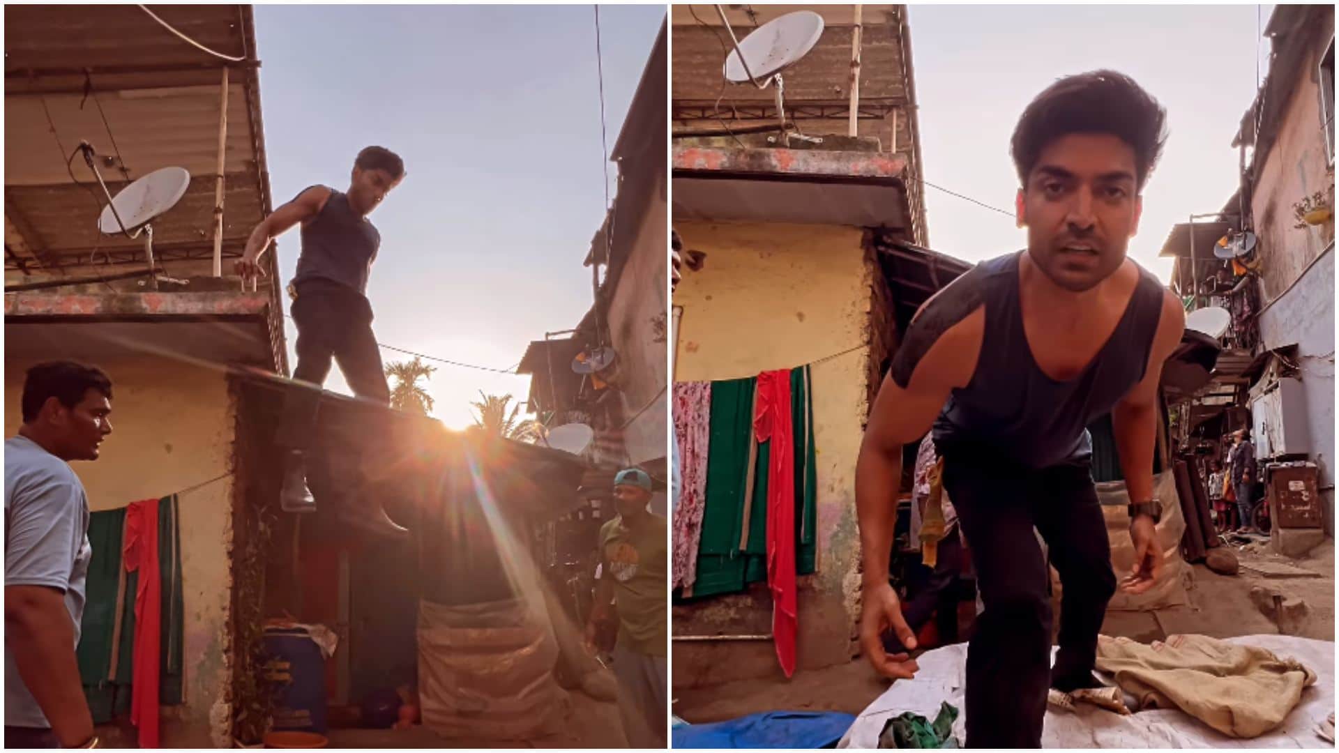 Gurmeet Choudhary Get ready for high octane action for debut series Commander Karan Saxena shares BTS Video