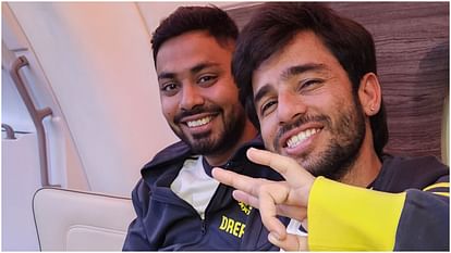 IND vs ZIM: जिम्बाब्वे दौरे के लिए रवाना हुई टीम इंडिया, नए अंदाज में दिखे अभिषेक-जुरेल और ऋतु, लक्ष्मण भी साथ IND vs ZIM: Team India leaves for Zimbabwe tour, Abhishek-Jurel and Ruturaj seen in new style, Laxman also