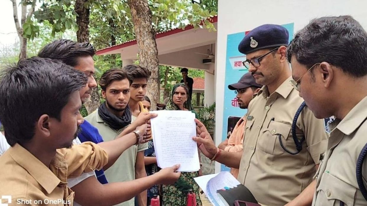 Bhim Army entered in the land dispute in chatarpur