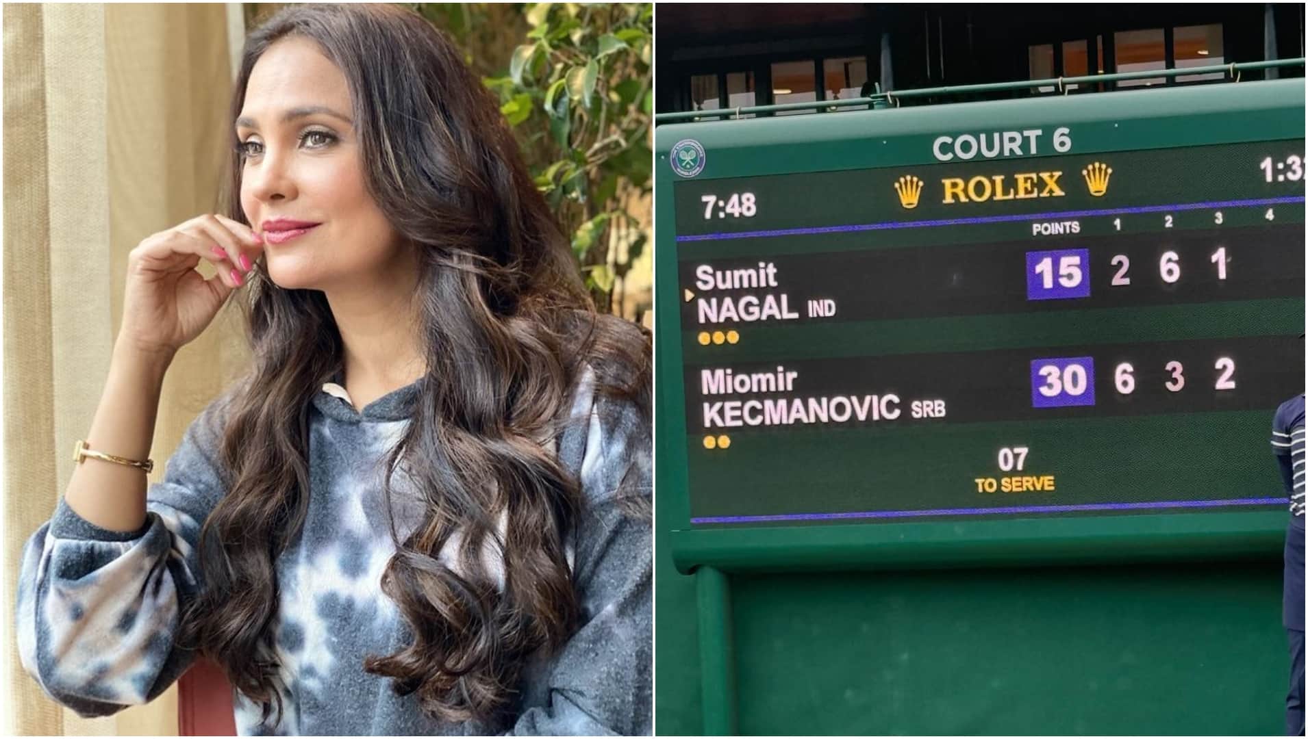 Welcome to Jungle actress Lara Dutta enjoyed Wimbledon with Husband Mahesh Bhupathi and daughter Saira