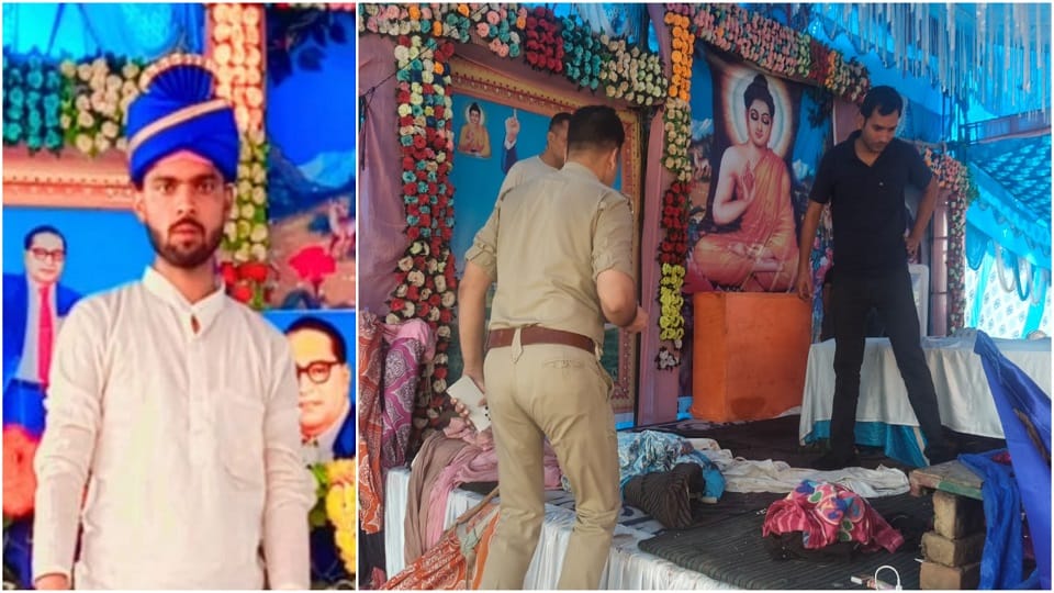 Young Man Shot Dead In Buddhist Katha Pandal Agra Barhan Police Station Area
