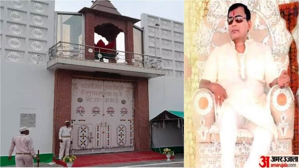 Saakar Hari alias Bhole Baba reached Bahadurnagar Ashram in Patiyali in luxury car from Mainpuri Ashram