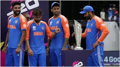T20 WC: सूर्यकुमार ने बताया- ट्रॉफी जीतने के बाद किसने सबसे ज्यादा डांस किया? रोहित के इस मैसेज को भी किया याद T20 WC: Suryakumar Yadav on Who danced most after winning trophy? Also remembered Rohit Dravid Message on win