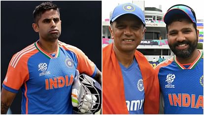 T20 WC: सूर्यकुमार ने बताया- ट्रॉफी जीतने के बाद किसने सबसे ज्यादा डांस किया? रोहित के इस मैसेज को भी किया याद T20 WC: Suryakumar Yadav on Who danced most after winning trophy? Also remembered Rohit Dravid Message on win