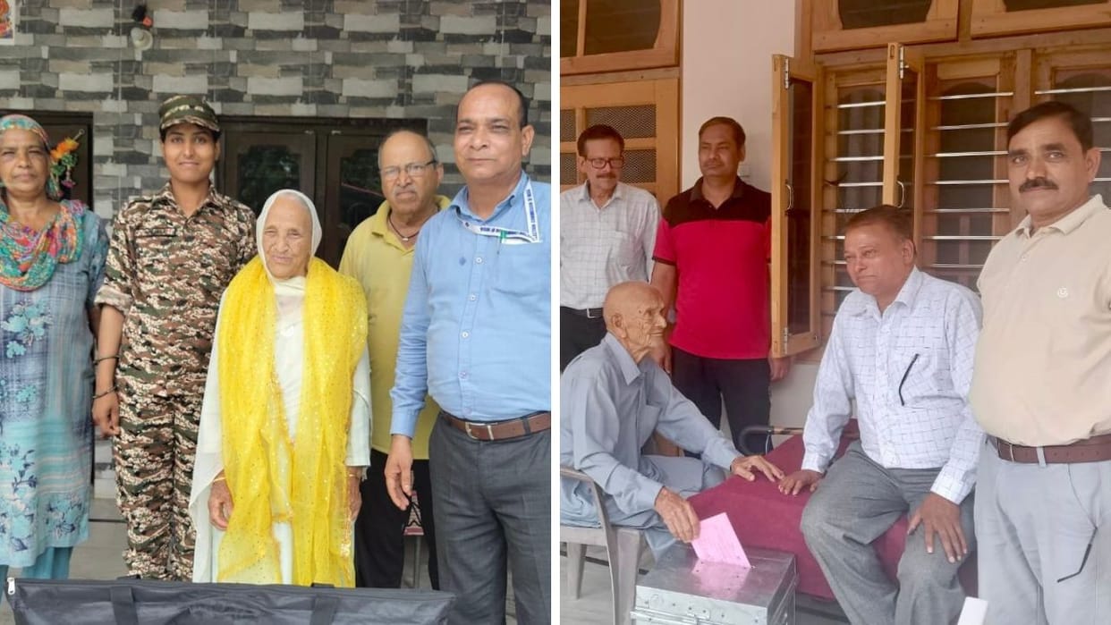 Dehra Assembly By-Election Number of voters from home increased to 570