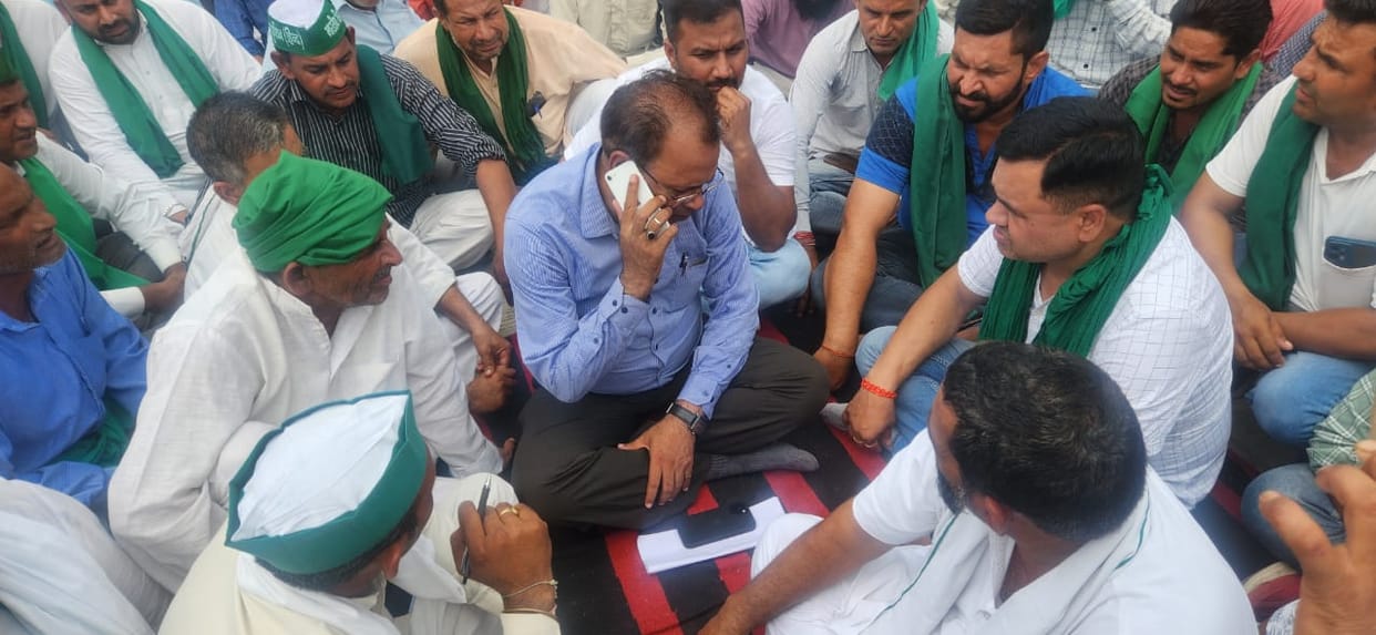 Potholes on Meerut-Pauri highway, toll will still be charged, BKU protest warns of Agitation