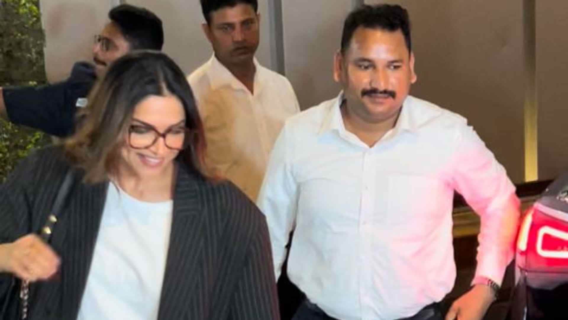 Deepika Padukone Ranveer singh spotted to watch Kalki 2898 AD in different car actor beard gives new signs