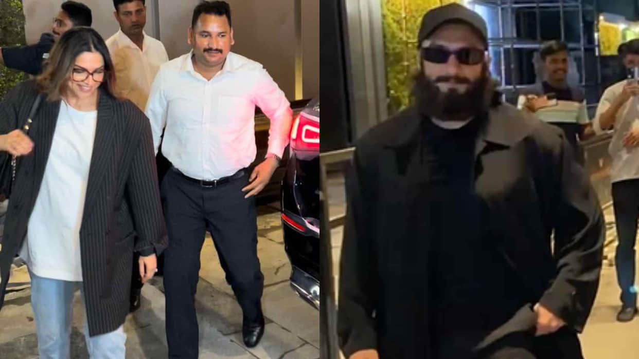 Deepika Padukone Ranveer singh spotted to watch Kalki 2898 AD in different car actor beard gives new signs