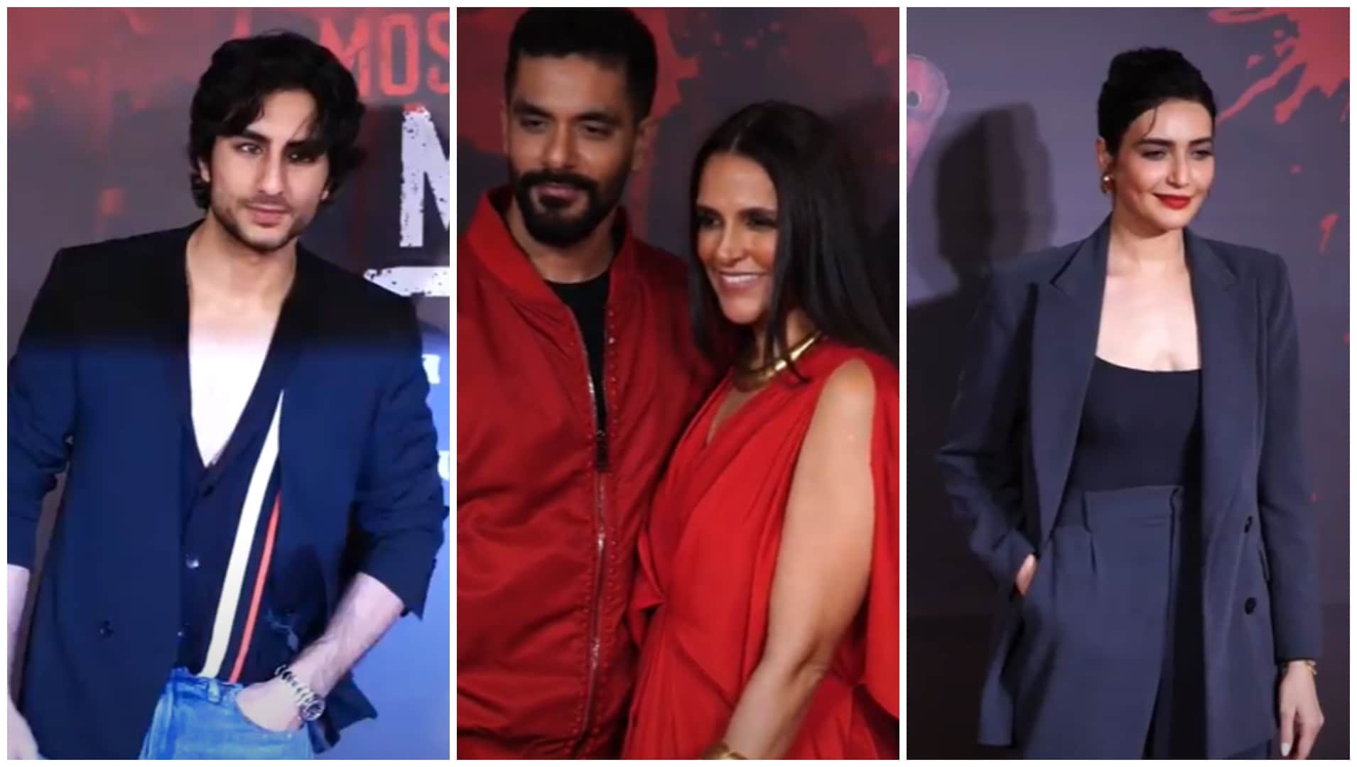 Many celebs including Mouni Roy Ramesh Taurani star cast of Kill attends premiere of India most Violent film