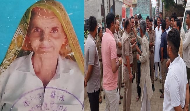 Baghpat: Scorpio hits a woman going to the field, she dies, driver absconds with the body in the car