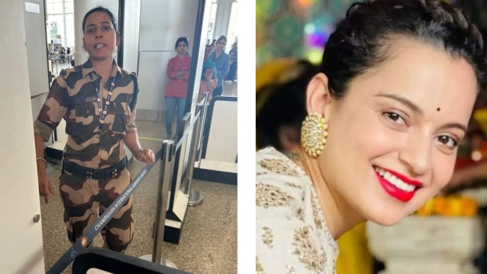 CISF lady security gaurd kulwinder kaur transfer who slapped BJP MP Kangana Ranaut in Chandigarh airport