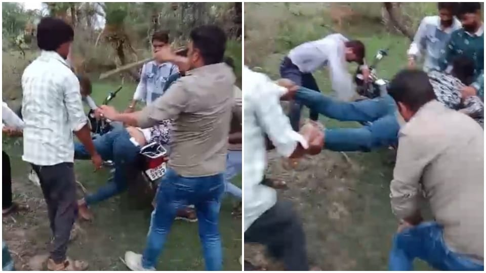 MP News: Punishment for love marriage in Mandsaur girl maternal uncle beat the young man