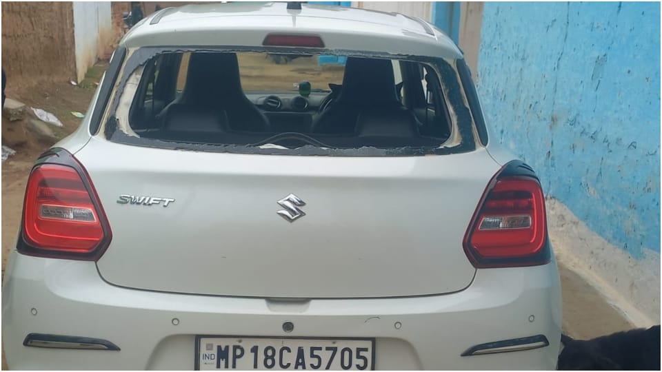Assault with wedding procession, vandalism of vehicle, case registered