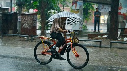 Weather of UP: There will be heavy rain in the entire state for four days, red alert of heavy rain issued for