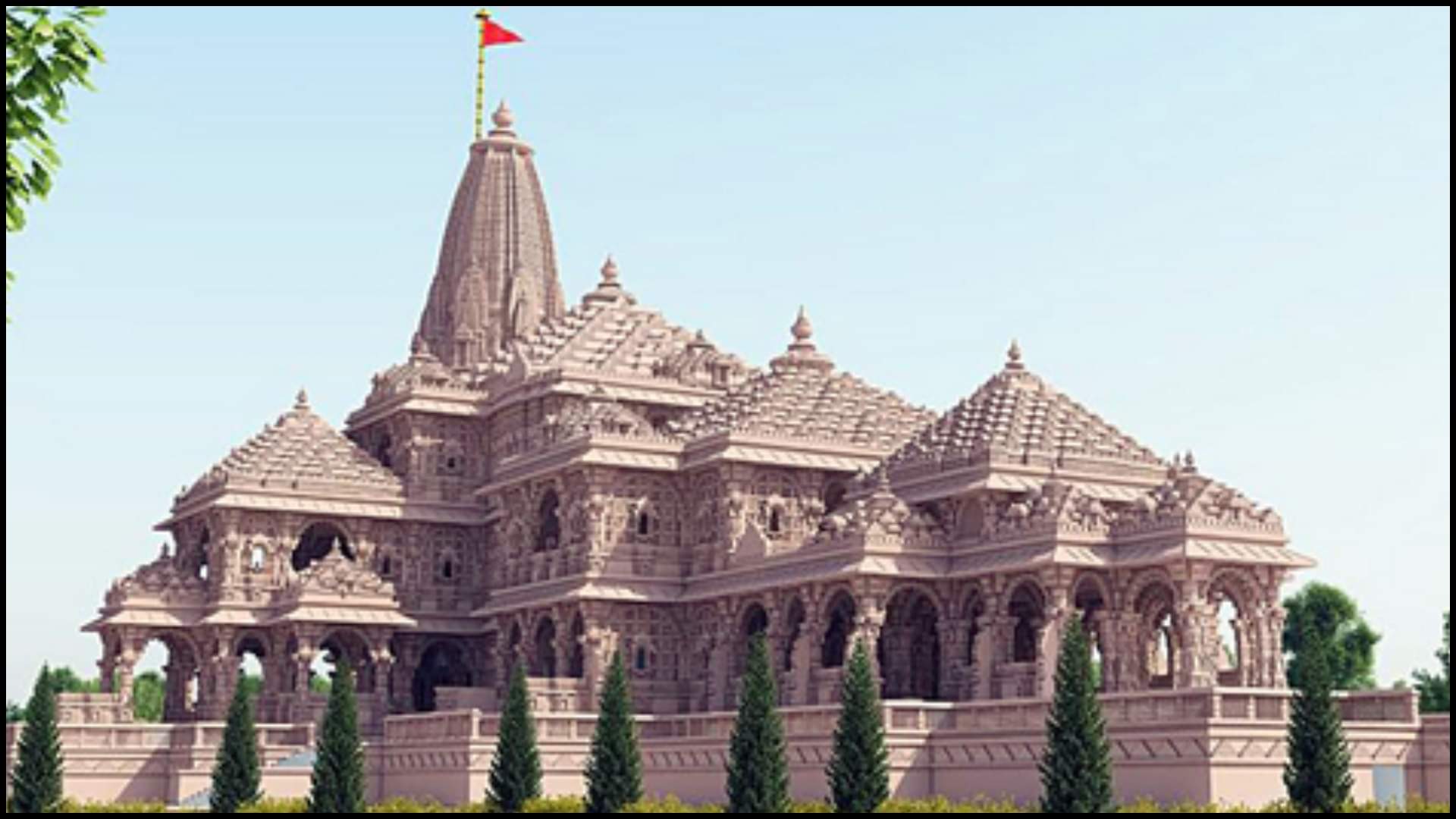 Ayodhya Ram Mandir Saffron Flag to Fly Over Ram Temple, Featuring Sun and Special Icons