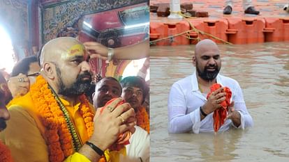 Ayodhya: Bihar Deputy Chief Minister walked from the Saryu river bank to Ram Mandir, dedicated his turban to Ram Lalla Deputy CM of Bihar Samrat Chaudhary offered prayers to Ramlala.