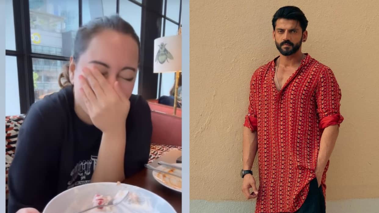 Sonakshi Sinha wanted to shout at husband Zaheer Iqbal but she cant control her laungh