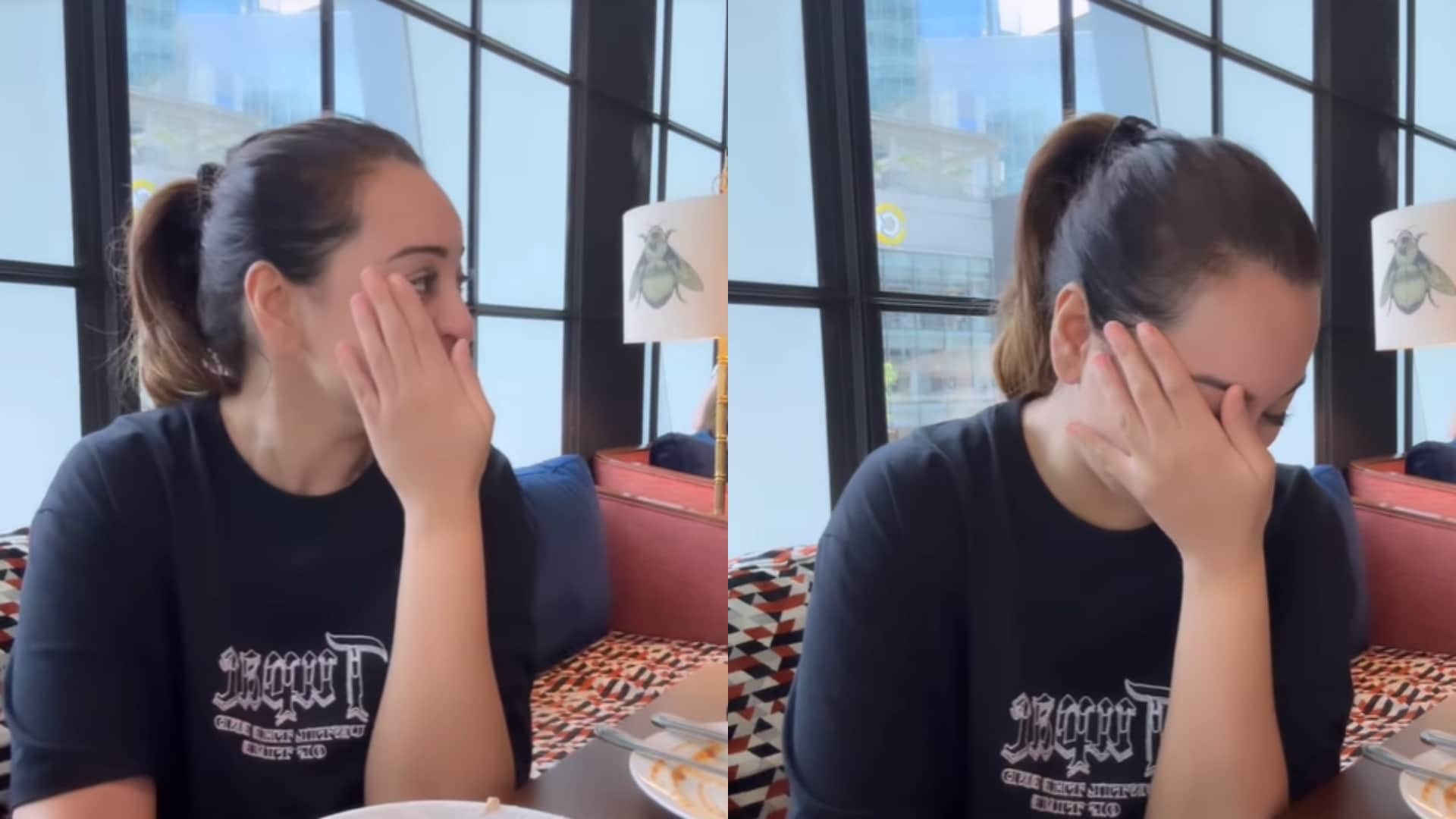 Sonakshi Sinha wanted to shout at husband Zaheer Iqbal but she cant control her laungh