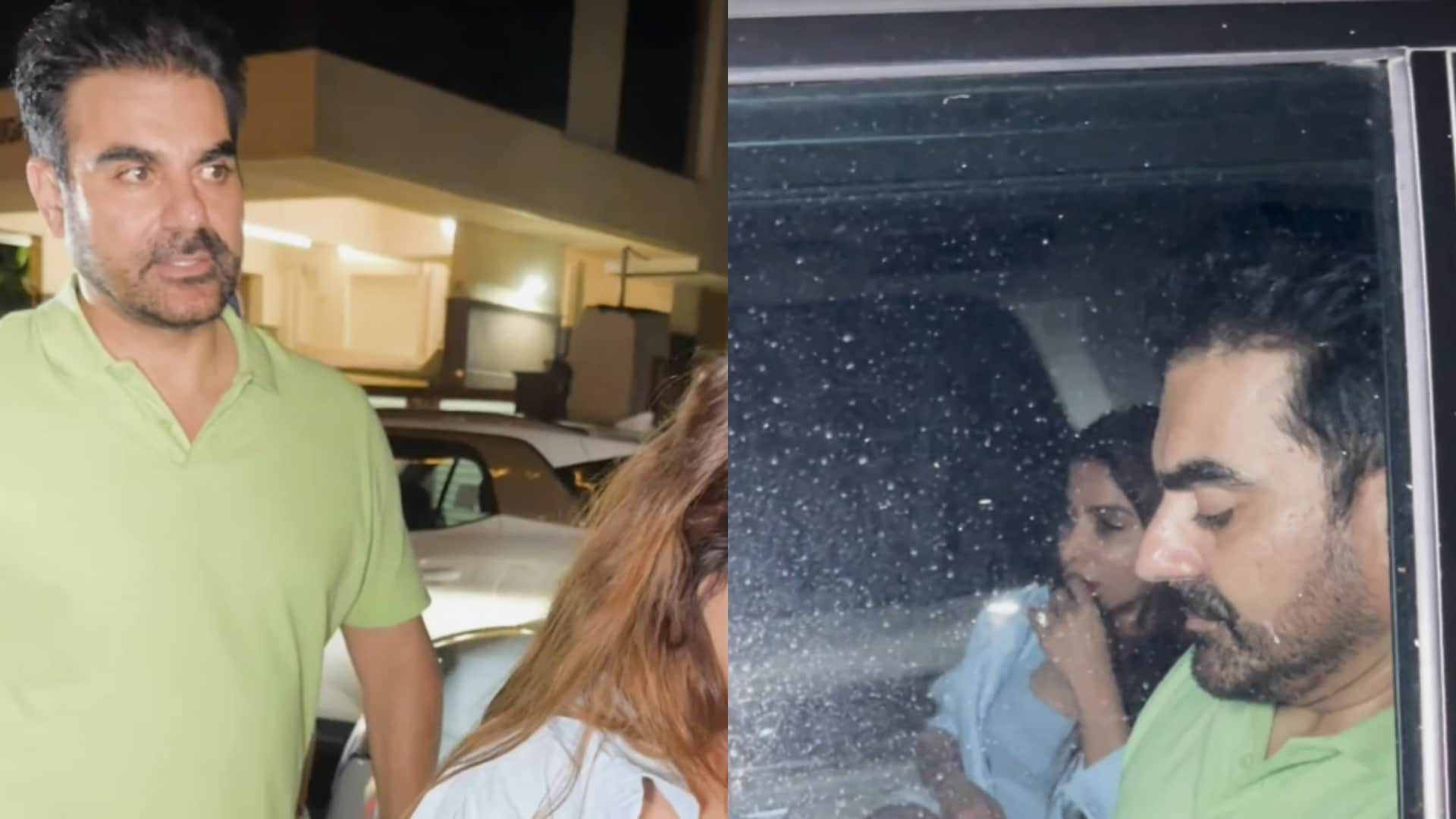 Arbaaz Khan Sshura Khan spotted outside hospital paparazzi asked if there is any good news