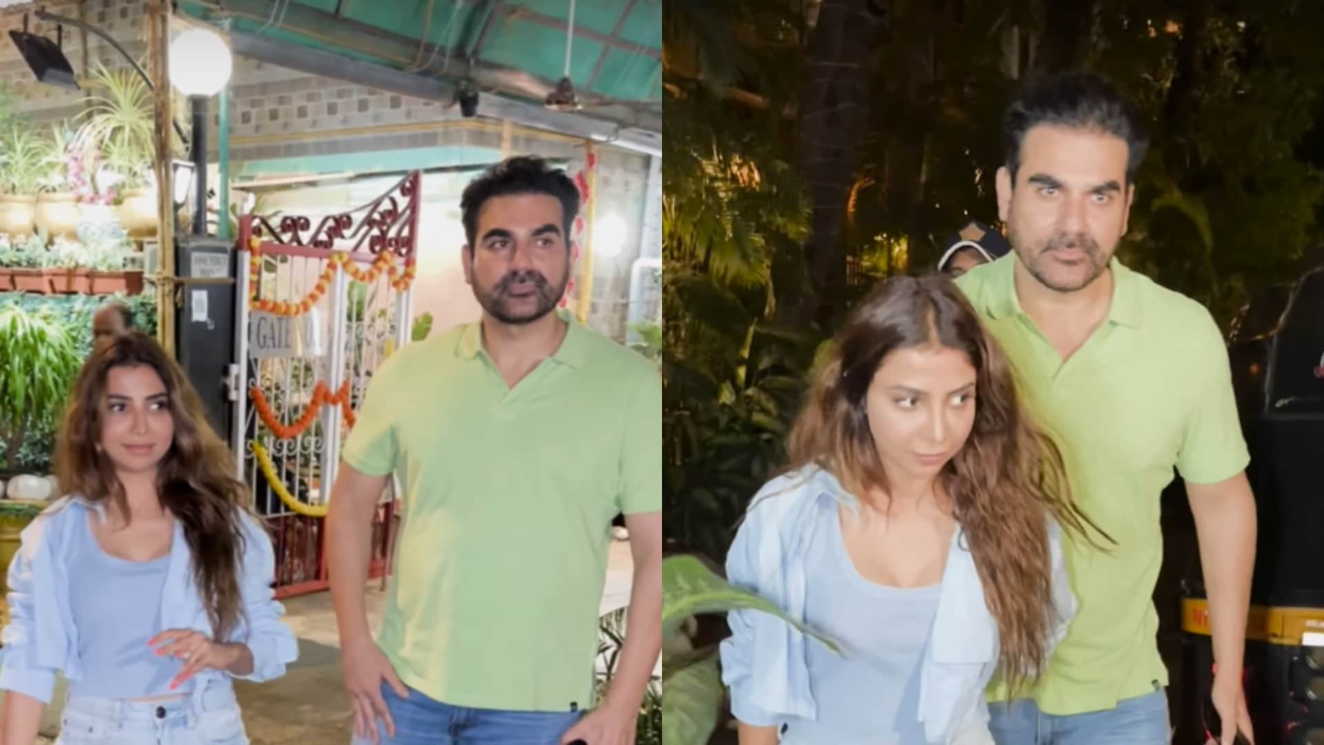 Arbaaz Khan Sshura Khan have shared pictures and sweet messages on their first wedding anniversary