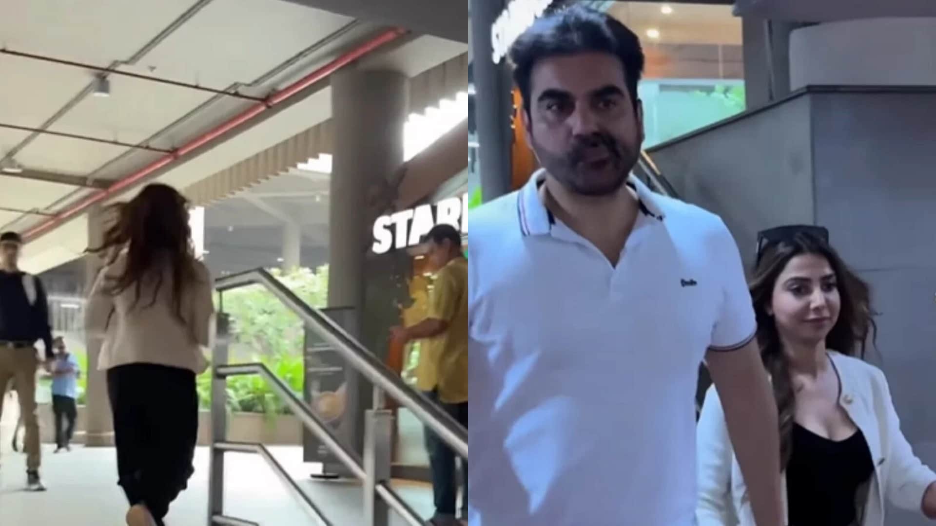Arbaaz Khan Sshura Khan spotted outside hospital paparazzi asked if there is any good news